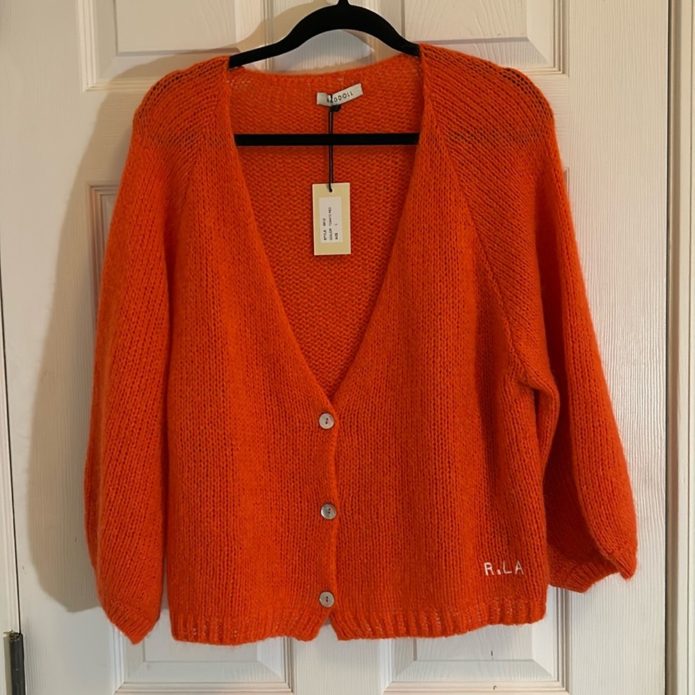NWT Alpaca blend cropped sweater